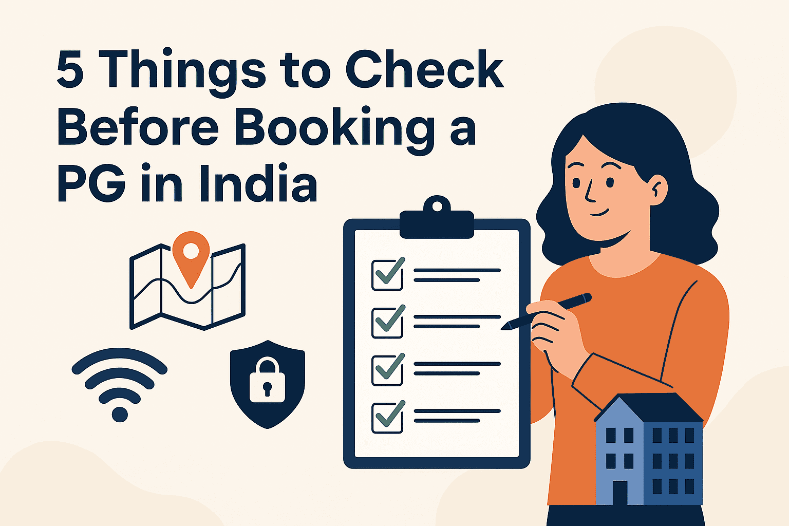 5 Things to Check Before Booking a PG in India (2025 Guide) 1 linkpg